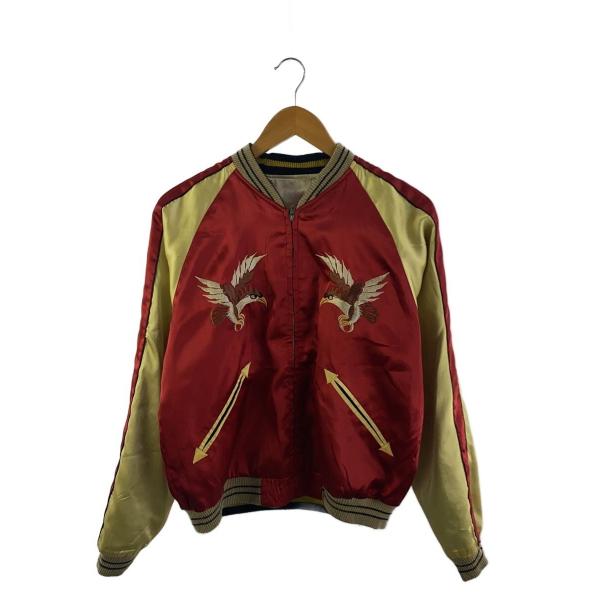 TAILOR 東洋◇虎×LOCALS/リバーシブル/スカジャン/M/レーヨン/RED