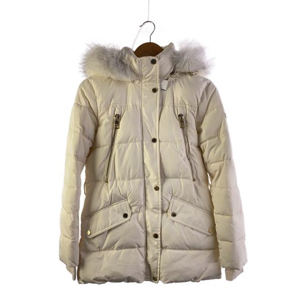 【MICHAEL KORS】 ダウンジャケット/77C5471M42 Faux Fur Trim Quilted Belted Puffer Jacket in BLACK - Sale