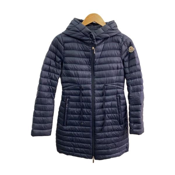 MONCLER◇ダウンジャケット/--/ナイロン/NVY/無地/151-093-49312 MONCLER◇ダウンジャケット/--/ナイロン/NVY/無地/151-093-49312