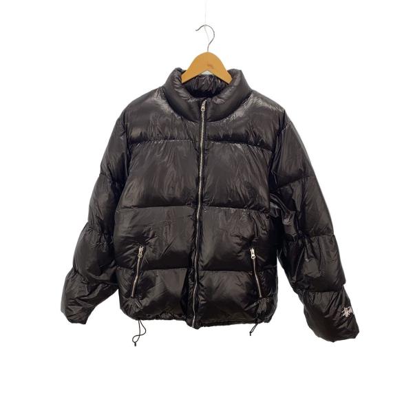 STUSSY◇ダウンジャケット/M/ナイロン/BLK/115713/// : セカンド