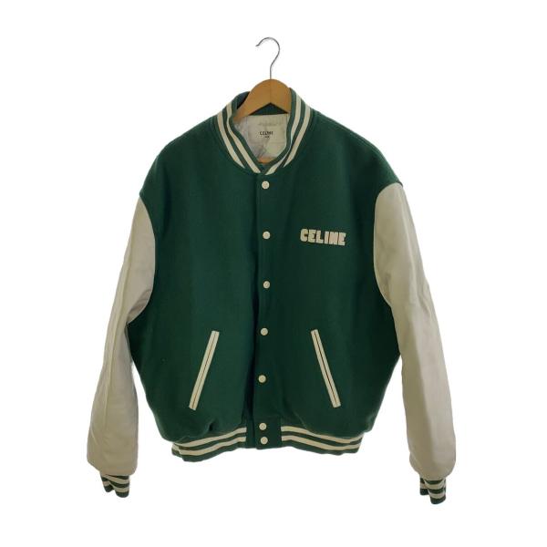 CELINE◇ルーズテディジャケット/スタジャン/サイズ54/ポリエステル