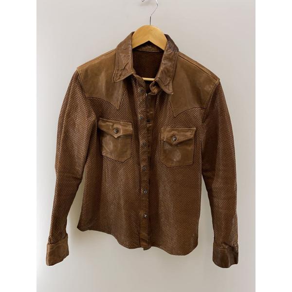 ISAMU KATAYAMA BACKLASH◇ジャケット/L/牛革/BRW/1499-01