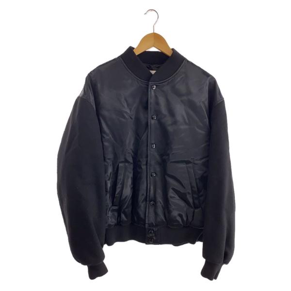 セリーヌ CELINE テディジャケット BOY DOLL 2W750048S スタジャン CELINE◇スタジャン/48/ナイロン/BLK/2W750048S/BOY DOLL テディ
