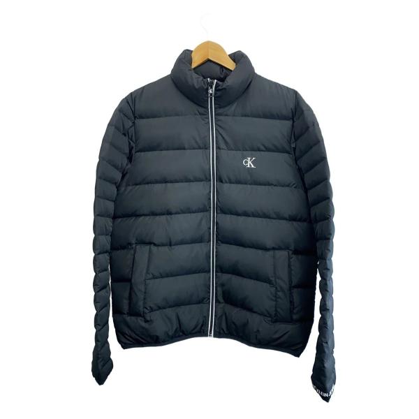 Calvin Klein Jeans◇ダウンジャケット/L/ナイロン/BLK/無地/ZM01757