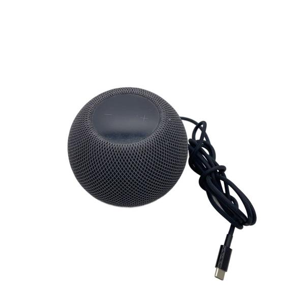 【美品】 Apple Pod mini スペースグレイ A2374 Apple◇Bluetoothスピーカー HomePod mini MY5G2J/A A2374 [スペース