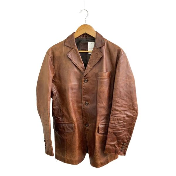 Y'2 LEATHER◇レザージャケット・ブルゾン/L/馬革/BRW : セカンド