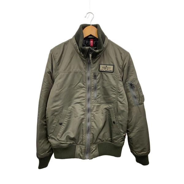 ALPHA INDUSTRIES◇フーデッドリブジャケット/フライトジャケット/M