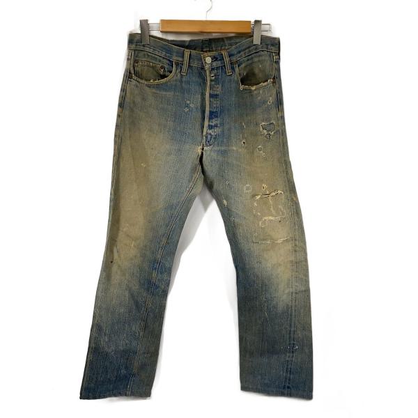Levi's◇推定70s/501/66前期/レッドライン/ボタン裏6/ボトム/34/--/IDG