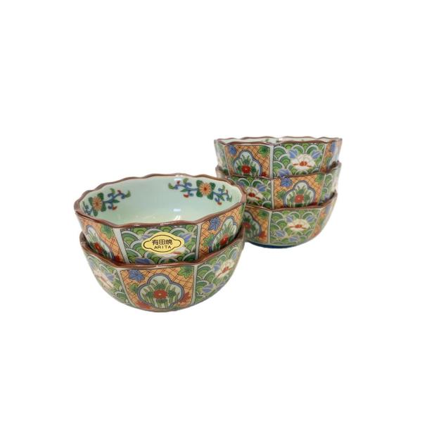 有田焼(仁祥窯)◇鍋島地紋/小鉢揃/5個セット : セカンドストリート