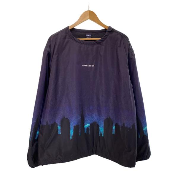 APPLEBUM◇NAS/QUEENS CREW NECK PULLOVER/L/ネイビー/総柄 : セカンド