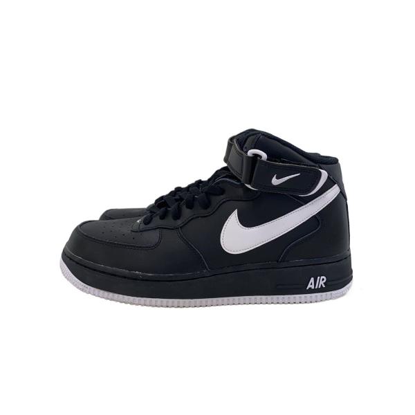 新品未使用タグ付27.5cm NIKEAIRFORCE 1 '07 BLACK NIKE】新作 Air Force 1 '07 (ブラック x グレーロゴ) (Nike