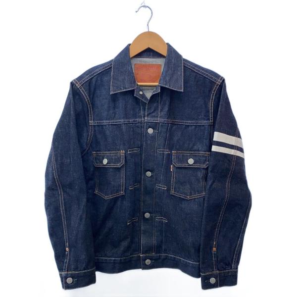 桃太郎ジーンズ 出陣　デニムジャケッド 2105SP 46 桃太郎ジーンズ（MOMOTARO JEANS） 15.7oz 出陣バック刺繍 ダブル