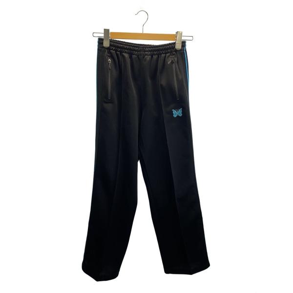 Needles◇23SS/STUDIOUS別注/TRACK PANT/XS/ポリエステル/BLK/無地