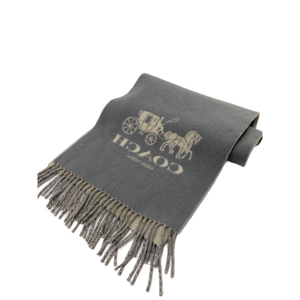 【未使用】COACHのヒョウ柄カシミアマフラー 未使用】COACHのヒョウ柄カシミアマフラー 中古・古着通販】COACH