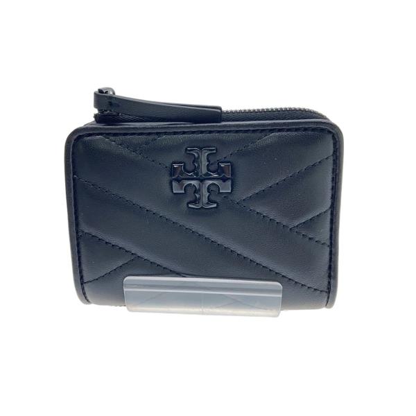 「Tory Burch」 ブラック 2つ折り財布 新品未使用 TORY BURCH◇2つ折り財布/レザー/BLK/レディース/156005