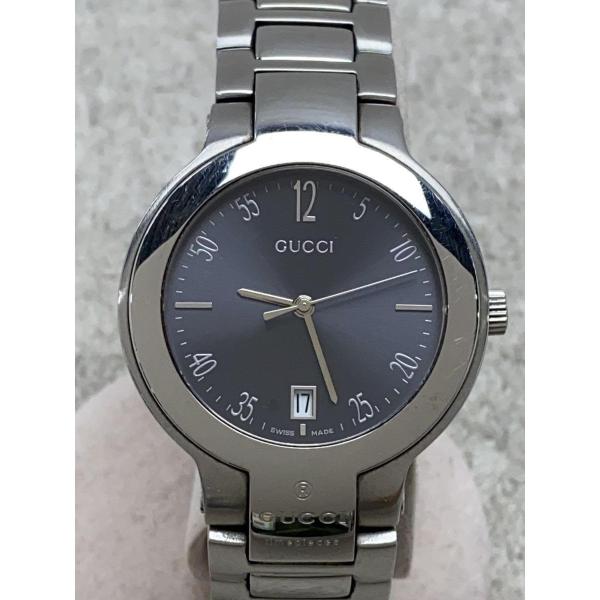 s513 グッチ 8900M メンズ カジュアル 腕時計 シルバー ブラック
