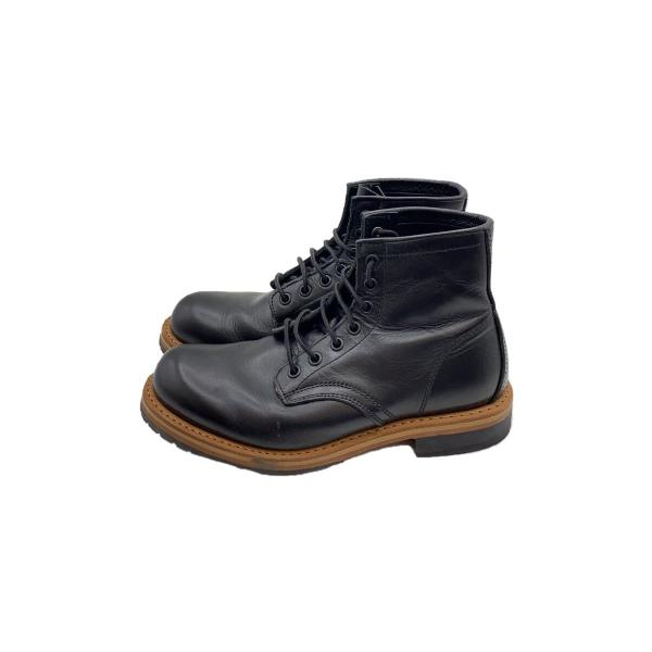 ホーキンス ブーツ　レザー　黒　HL40071 25cm Hawkins◇レースアップブーツ/25cm/BLK/HL40071// : セカンド