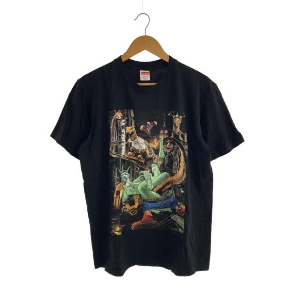 Supreme◇23SS/T-Rex Tee/Tシャツ/M/コットン/BLK/プリント : セカンド