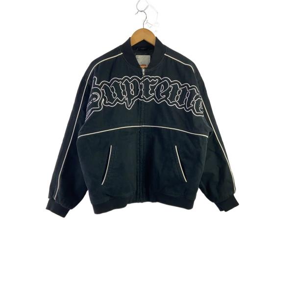 Supreme◇スタジャン/M/コットン/BLK : セカンドストリートYahoo!店