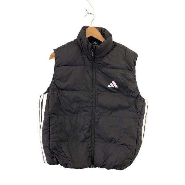 adidas◇ダウンベスト/M/ポリエステル/BLK/JM4078// : セカンド