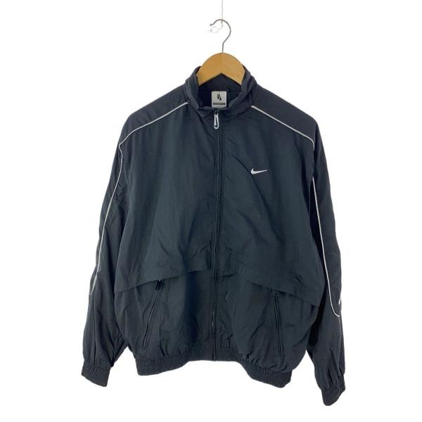 Nike ブラック ナイロンジャケット S NIKE◇ナイロンジャケット/S/ナイロン/BLK/FB8623-010/Solo Swoosh