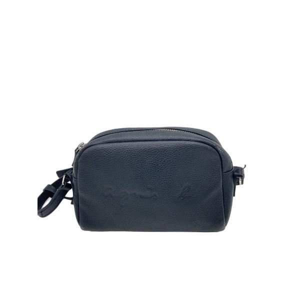 agnes b.◇ショルダーバッグ/レザー/BLK/ns03-03 : セカンドストリート