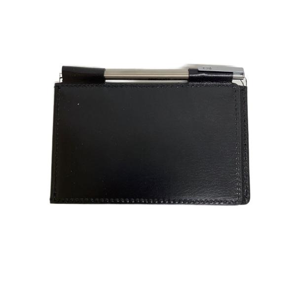 abrAsus◆保存するメモ帳/ローランドモデル/小物/牛革/BLK/無地/メンズ