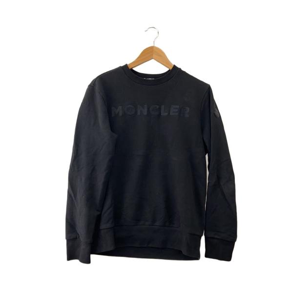 MONCLER◇FELPA GIROCOLLO/スウェット/XS/コットン/BLK/J10918G00040