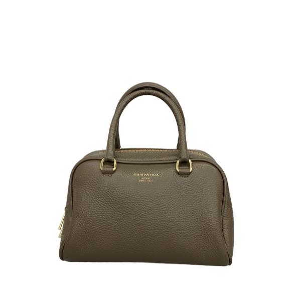 CHRISTIAN VILLA◇2wayミニボストンバッグ/レザー/BRW// : セカンド