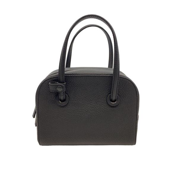 美品 vasic apero mini ハンドバッグ 黒 本革 ノット 別注 VASIC◇APERO MINI/ハンドバッグ/レザー/BLK// : セカンドストリート