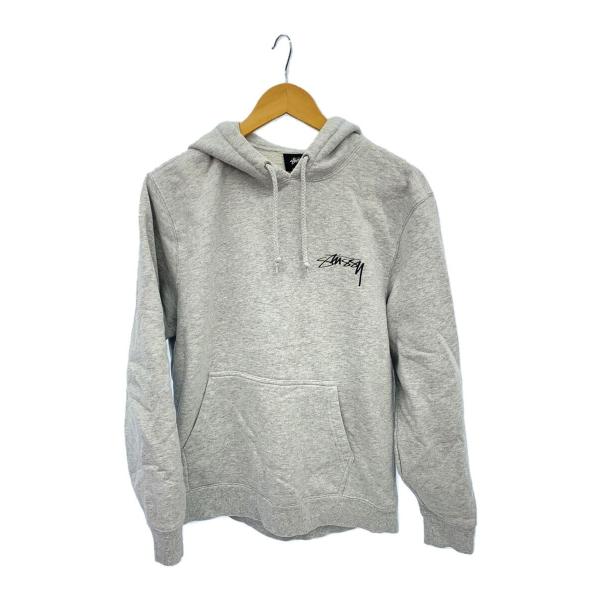 STUSSY◇パーカー/S/コットン/GRY/プリント/z4000sas19/ローズプリント