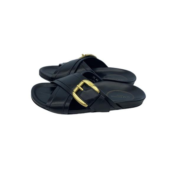 J&M DAVIDSON◇CROSSOVER SANDAL/サンダル/38/BLK/レザー// : セカンド