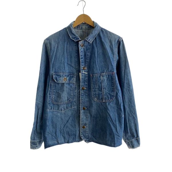 PAYDAY◇推定50-60S/ポケット2つ欠損/カバーオール/--/デニム/IDG/無地