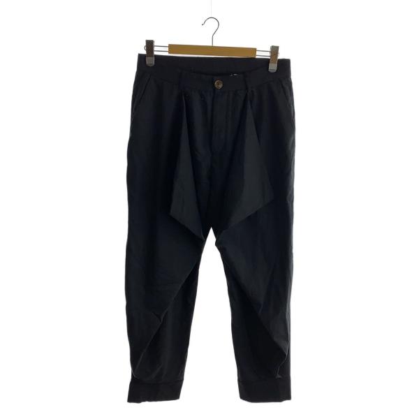 Vivienne Westwood MAN◇変形デザインスラックスパンツ/50/ウール/BLK