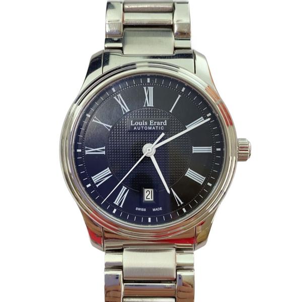 Louis Erard/ヘリテージデイト/自動巻腕時計/アナログ/ステンレス/BLK
