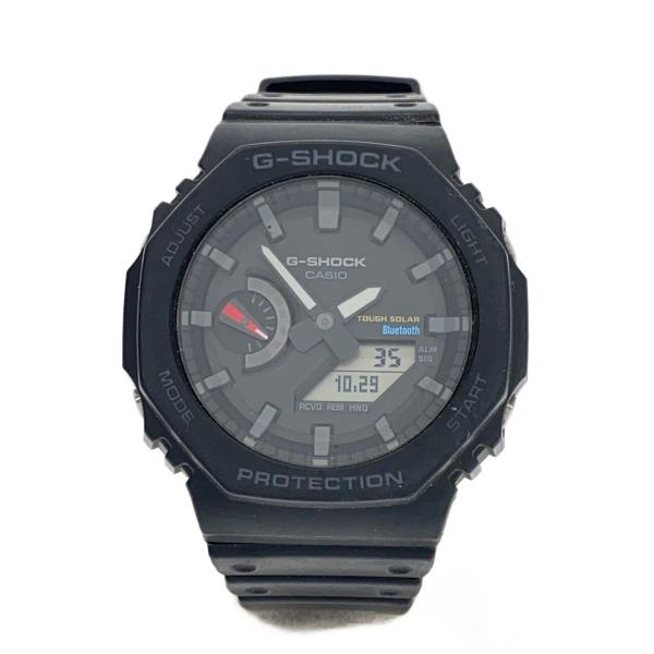 CASIO / クォーツ腕時計/アナログ/ラバー/BLK/BLK/GA-B2100 CASIO◇クォーツ腕時計/デジタル/ラバー/BLK/BLK/SS/GA-B2100