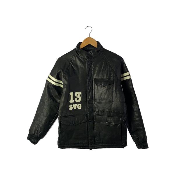 NEIGHBORHOOD◇レザージャケット・ブルゾン/2/羊革/BLK/TSSV-JK-M02