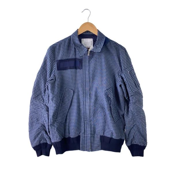 sacai チェックシャツ　MA-1 ssol-shopping_2320686651104