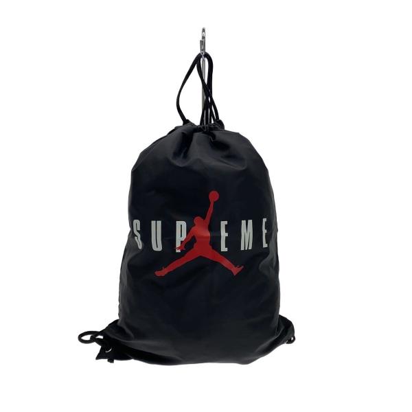 シュプリーム　ナップサック Supreme◇Drawstring Bag/ナップサック/リュック/ナイロン/BLK