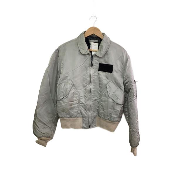 SPIEWAK◇フライトジャケット/L/ナイロン/SLV/無地/t4526/cwu/レプリカ