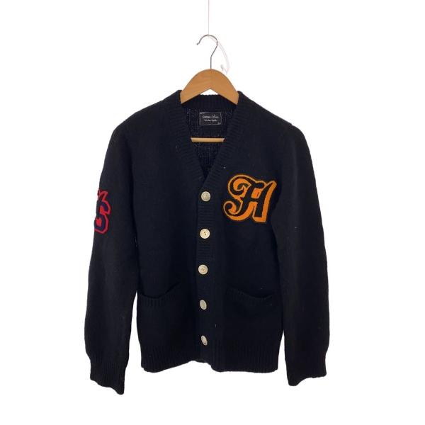 NUMBER (N)INE◇カーディガン(厚手)/2/ウール/BLK/THS期/05AW/レタード