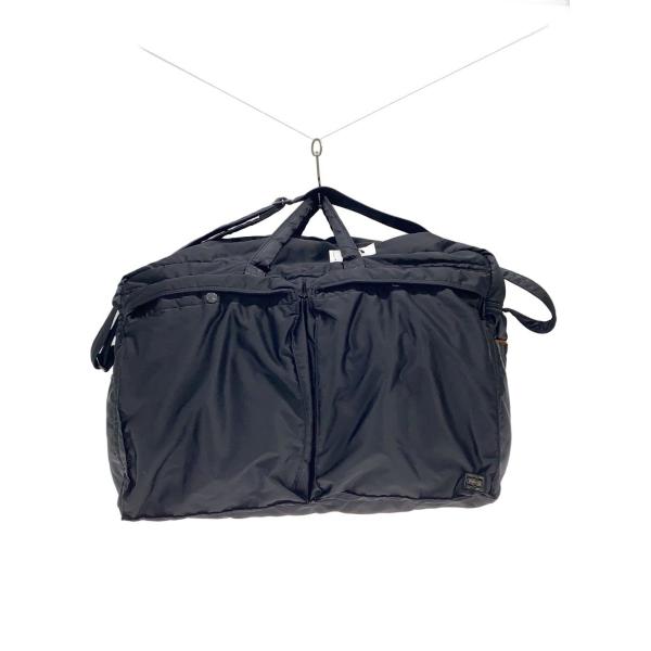 PORTER◇ボストンバッグ/--/BLK/タンカー/2WAY/ヘルメットバッグ/汚れ