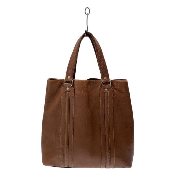 グッチ　トートバッグ　レザー GUCCI◇トートバッグ/レザー/BRW/無地/232600 204991 : セカンド