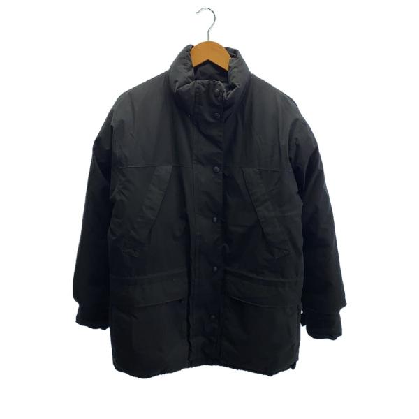 EDDIE BAUER◇ダウンジャケット/M/ポリエステル/BLK/無地/33467