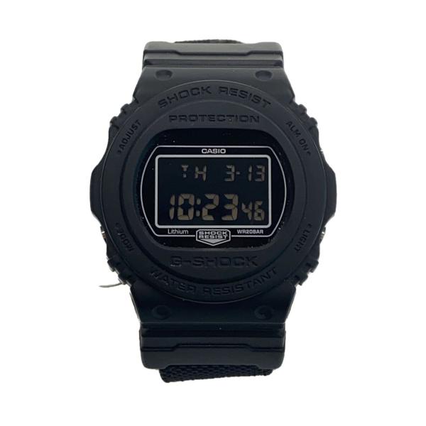 CASIO◆ソーラー腕時計/デジタル/--/BLK/BLK/DW-5750E/5700 SERIES