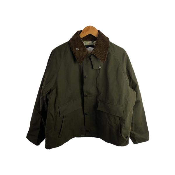 Barbour◇ジャケット/38/ポリエステル/KHK/無地/242MCAS102/BORROWDALE