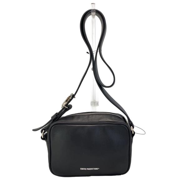 COOTIE◇ショルダーバッグ/牛革/BLK/CTE-25A519/LEATHER SHOULDER BAG