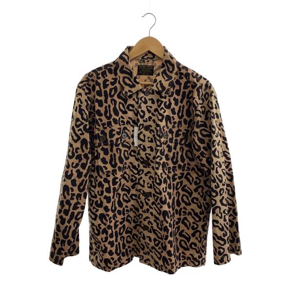 WACKO MARIA◇ジャケット/S/コットン/BEG/レオパード : セカンド