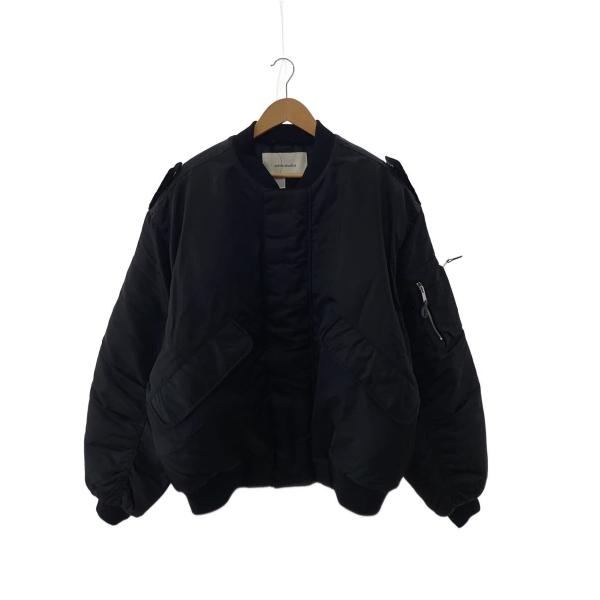 新品未使用【entire studios】 V-22 BOMBER MA-1 entire studios◇V-22 BOMBER JACKET/M/ナイロン/BLK/ES2305 PO0166