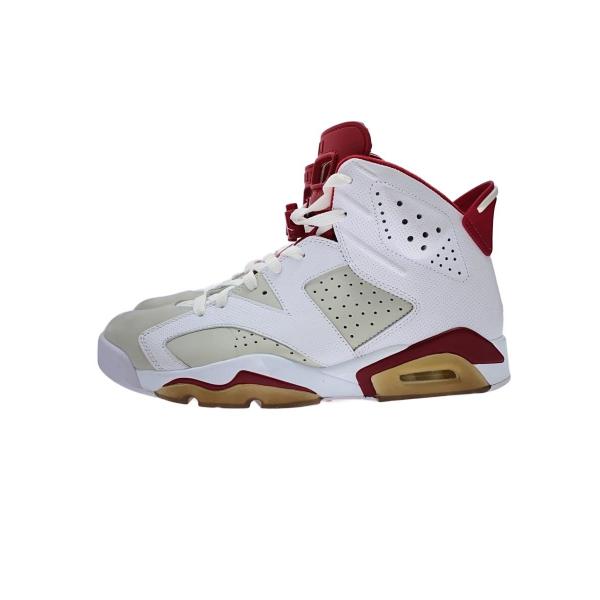NIKE◆AIR JORDAN 6 RETRO/エアジョーダンレトロ/ホワイト/384664-113/27.5cm/WHT//